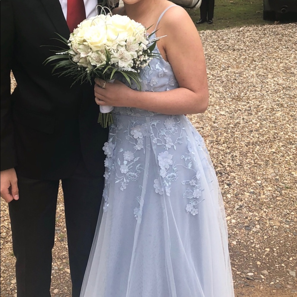 Baby Blue Formal Dress